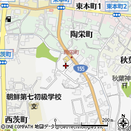 愛知県瀬戸市東茨町61周辺の地図