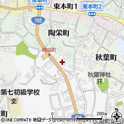 愛知県瀬戸市東茨町7周辺の地図