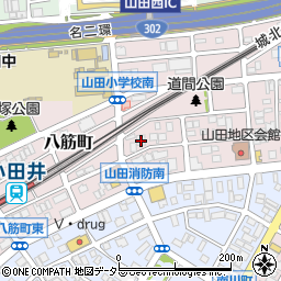 愛知県名古屋市西区八筋町135周辺の地図