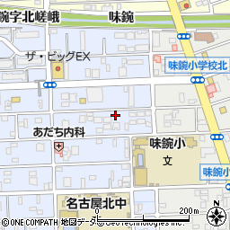 愛知県名古屋市北区中味鋺3丁目908周辺の地図