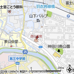静岡県富士宮市神田川町26周辺の地図