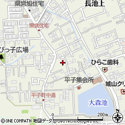 愛知県尾張旭市平子町中通243-5周辺の地図