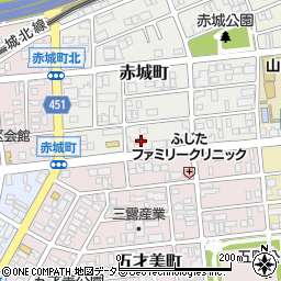 愛知県名古屋市西区赤城町7周辺の地図