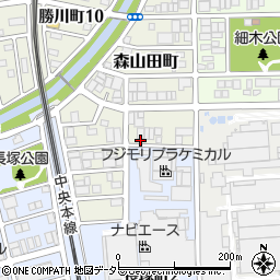 愛知県春日井市森山田町79周辺の地図
