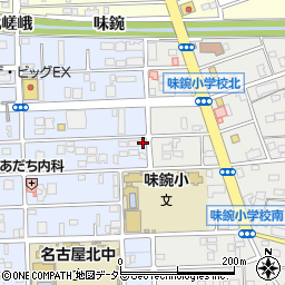 愛知県名古屋市北区中味鋺3丁目914周辺の地図