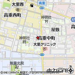 愛知県稲沢市高重町郷クロ9周辺の地図