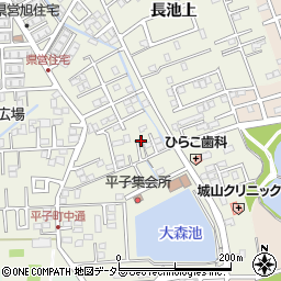 愛知県尾張旭市平子町中通236-7周辺の地図