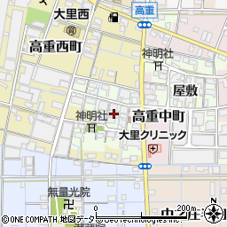 愛知県稲沢市高重町郷クロ41周辺の地図