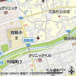 愛知県瀬戸市北脇町210周辺の地図