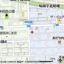 愛知県名古屋市北区中味鋺3丁目401周辺の地図