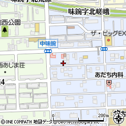 愛知県名古屋市北区中味鋺3丁目436周辺の地図