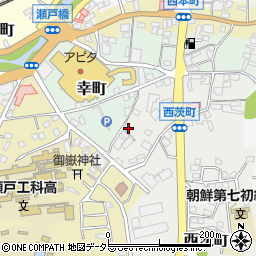 愛知県瀬戸市西茨町78-1周辺の地図