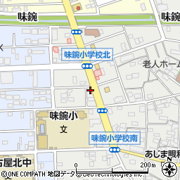 愛知県名古屋市北区楠味鋺3丁目222周辺の地図