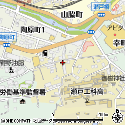 愛知県瀬戸市西権現町25周辺の地図