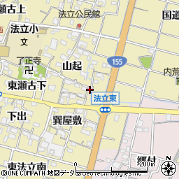 愛知県稲沢市平和町法立東法立北45周辺の地図