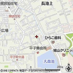 愛知県尾張旭市平子町中通236-3周辺の地図