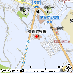 多賀町役場周辺の地図