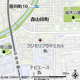 愛知県春日井市森山田町78周辺の地図