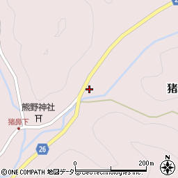 京都府船井郡京丹波町猪鼻80周辺の地図