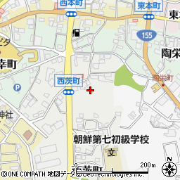 愛知県瀬戸市西茨町43周辺の地図