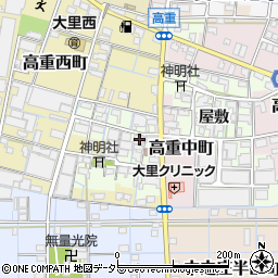 愛知県稲沢市高重町郷クロ23周辺の地図