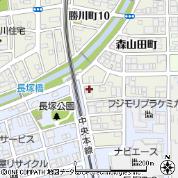 愛知県春日井市森山田町66周辺の地図