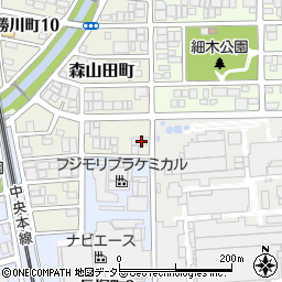 愛知県春日井市森山田町75周辺の地図