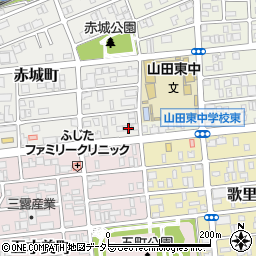 愛知県名古屋市西区赤城町16周辺の地図
