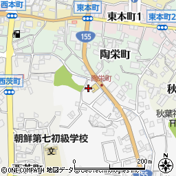 愛知県瀬戸市東茨町43-1周辺の地図