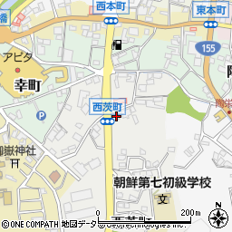 愛知県瀬戸市西茨町53-1周辺の地図