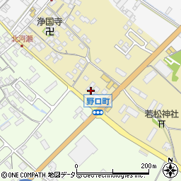 滋賀県彦根市野口町283周辺の地図