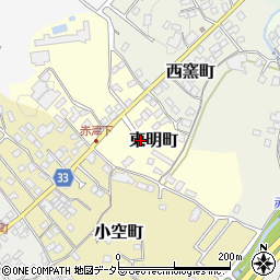 愛知県瀬戸市東明町36周辺の地図