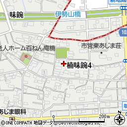 愛知県名古屋市北区楠味鋺4丁目807周辺の地図