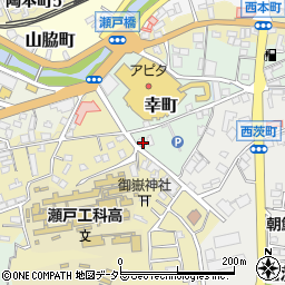 愛知県瀬戸市幸町49周辺の地図