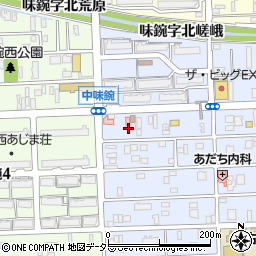 愛知県名古屋市北区中味鋺3丁目438周辺の地図