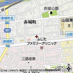 愛知県名古屋市西区赤城町26周辺の地図