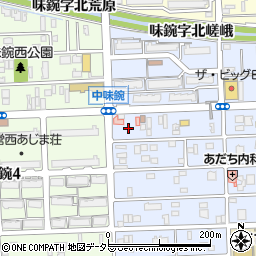 愛知県名古屋市北区中味鋺3丁目443周辺の地図