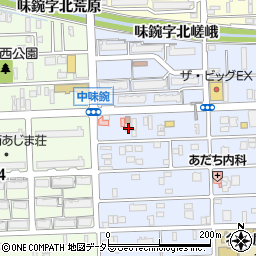 愛知県名古屋市北区中味鋺3丁目435周辺の地図
