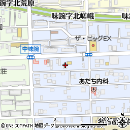 愛知県名古屋市北区中味鋺3丁目418周辺の地図