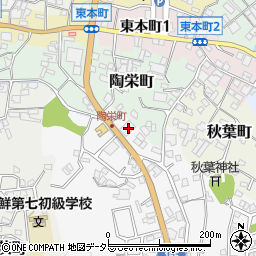 愛知県瀬戸市東茨町6周辺の地図