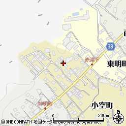 愛知県瀬戸市小空町203周辺の地図
