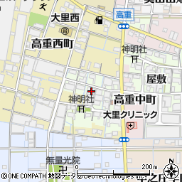 愛知県稲沢市高重町郷クロ55周辺の地図