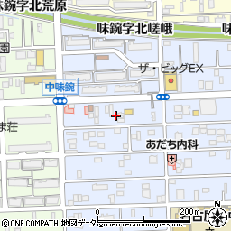 愛知県名古屋市北区中味鋺3丁目416周辺の地図