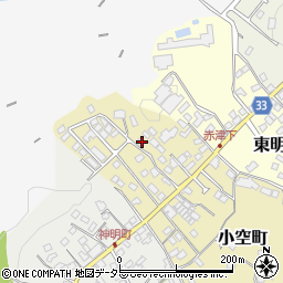 愛知県瀬戸市小空町210周辺の地図