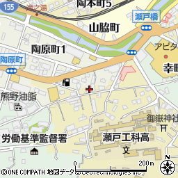 愛知県瀬戸市西権現町5周辺の地図