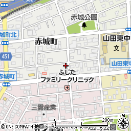 愛知県名古屋市西区赤城町23周辺の地図