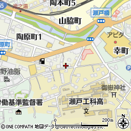 愛知県瀬戸市西権現町3周辺の地図
