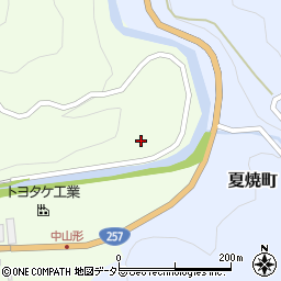 愛知県豊田市桑原町山形周辺の地図