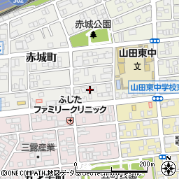 愛知県名古屋市西区赤城町20周辺の地図