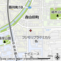 愛知県春日井市森山田町73周辺の地図